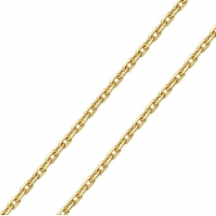Złoty łańcuszek 50cm splot Ankier 2,3mm pr.585